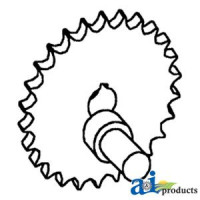 Gleaner E Combine Sprocket Crank Assy., Shoe Drive (RH)