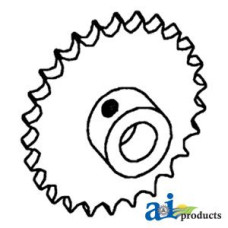 Image of Gleaner E Combine Sprocket Assy., Walker Crank (LH Side)