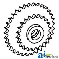 Gleaner L Combine Sprocket, Eccentric Drv with Brg Cups