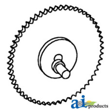Image of Gleaner F2 Combine Sprocket Crank Assy., Shoe Drive (LH)
