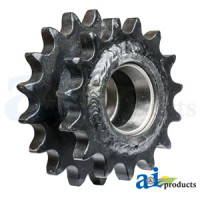 Gleaner L3 Combine Sprocket, Idler (Feeder Beater) (feeder beater drive with brg cups)