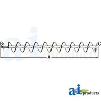Gleaner F2 Combine Auger, Grain Bin Conveyor (Cross) (SN  43701 and greater with Powerfold Unloading Auger)