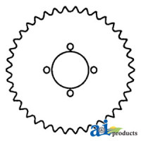 Gleaner F3 Combine Sprocket, Walker Drive