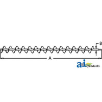 Gleaner M Combine Auger; Horizontal Unloading (with long auger)