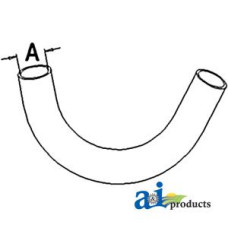 Image of Allis Chalmers | Agco Allis 5030 Compact Tractor Radiator Hose, Lower