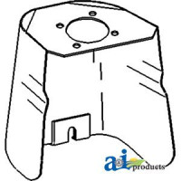 White | AGCO White 4-150 Tractor Shield, PTO
