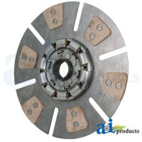 White | AGCO White 4-210 Tractor Trans Disc: 13", 6-button, spring loaded