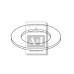 Woods D15 Rotary Cutter Disc, Slip Clutch