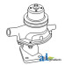 Gleaner E3 Combine Pump, Water with Single Pulley