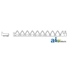Image of Gehl 880 Mower Conditioner 9', Chrome 11ga under serrated, Riveted