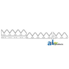 Image of Gehl 280 Windrower 12', Black 12ga top serrated, Riveted