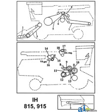 Image of Farmall | International 915 Combine Belt, AC Compressor Drive