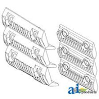 Ford | New Holland CR960 Combine Kit; Rasp Bar, (LH Rotor)