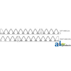 Image of MacDon 942 Windrower 9' (LH), Black 11ga top serrated, Bolt-On (multi-crop header & 741)
