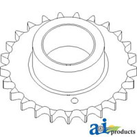 Case | Case-IH AFX8010 Combine Sprocket, Driven; Unloading Drive