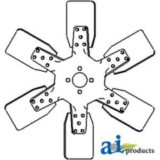 Image of Farmall | International 784 Tractor Fan, 6 Blade (Diesel SN 9413 and greater)