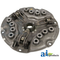 Case | Case-IH 595 Tractor Pressure Plate: 12", with hub (with 1.406" flywheel step)