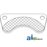 Fiat | Hesston 780 Tractor Brake Pad, Parking Brake (1 Side Lined)