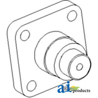 Case | Case-IH 7240 Tractor King Pin; Upper (MFWD Upper and Lower)