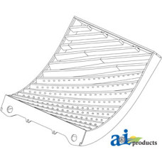 Image of Case | Case-IH 9120 Combine Concave, (LH); Corn & Soybean; Helical Bar