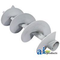 Ford | New Holland CR970 Combine Auger; Lower Bubble Up, Extended Wear