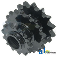 Case | Case-IH RBX453 Round Baler Sprocket, LH Rotor Drive, Triple