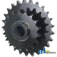 Case | Case-IH RBX562 Round Baler Sprocket, Stuffer Feeder, LH Drive, Double
