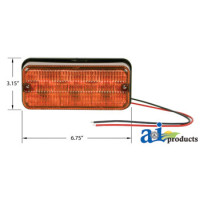 Case | Case-IH 484 Tractor Lamp, Amber LED Flasher/Tail Light