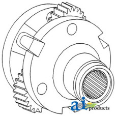 Image of Massey Ferguson 158 Industrial/Construction Carrier Assembly (ALL W/STD / MULTI-POWER)