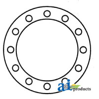 Massey Ferguson FE135 Tractor Axle Shim, Axle Housing Outer; .016" (COVENTRY)