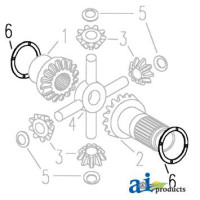 Ford | New Holland 2600 Tractor Washer, Thrust (Differential) (75/81)