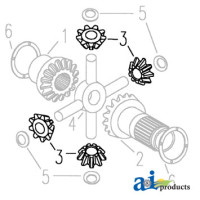 Ford | New Holland 3610 Tractor Gear, Differential Spider (1) (81/-)