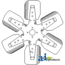 Image of Case | Case-IH 770 Tractor Fan, 6 Blade