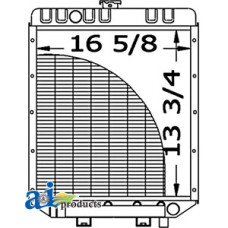 Image of Case | Case-IH 1818 Skid Steer Loader Radiator (W/ DIESEL ENGINE)
