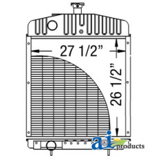 Image of Case | Case-IH 2394 Tractor Radiator