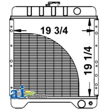 Image of Case | Case-IH 590 Industrial/Construction Radiator (TURBO)