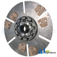 Case | Case-IH 1175 Tractor Trans Disc: 15", 6-button, spring loaded