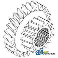 Image of Case | Case-IH 1175 Tractor Gear, Sliding Cluster, 1st/ 3rd Speed