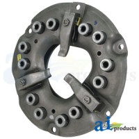 Case | Case-IH 700 Tractor Pressure Plate: 12", 3 lever, open center, (with 1.406" flywheel step)