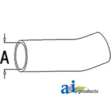 Image of Case | Case-IH 770 Tractor Radiator Hose, Upper (gas)
