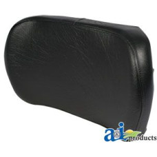 Image of Case | Case-IH 770 Tractor Back Cushion, Wood Base, BLK VINYL (Agri King)