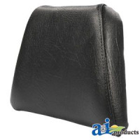 Case | Case-IH 770 Tractor Upper Back Cushion, Wood Base, Black Vinyl (Agri King)