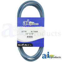 John Deere 165 Riding Mower Kevlar Blue V-Belt (1/2" X 79" ) (Belt, Drive)