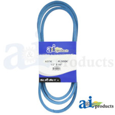 Image of John Deere RX75 Riding Mower Kevlar Blue V-Belt (1/2" X 99" ) (Belt, Primary 38")