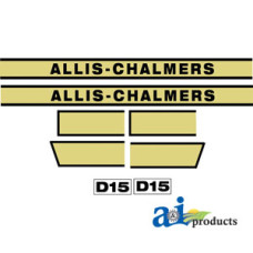 Allis Chalmers | Agco Allis D15 Tractor Hood Decal