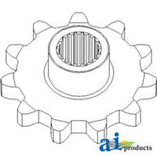 Sprocket, RH Gathering Chain Drive fits John Deere 453A Header, Auger