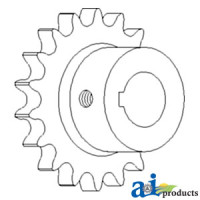 John Deere 9680WTS Combine Sprocket Assy, Lower Tailings Auger (SN  less than 076057)