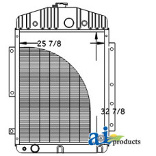 John Deere 7720 Combine Radiator