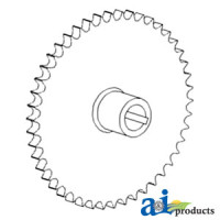John Deere 9610 Combine Sprocket, Vertical Auger Lower Gear Case (Regular Speed)