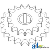 John Deere 9410 Combine Sprocket Assy., Shaft with Reverser, Front (Variable)